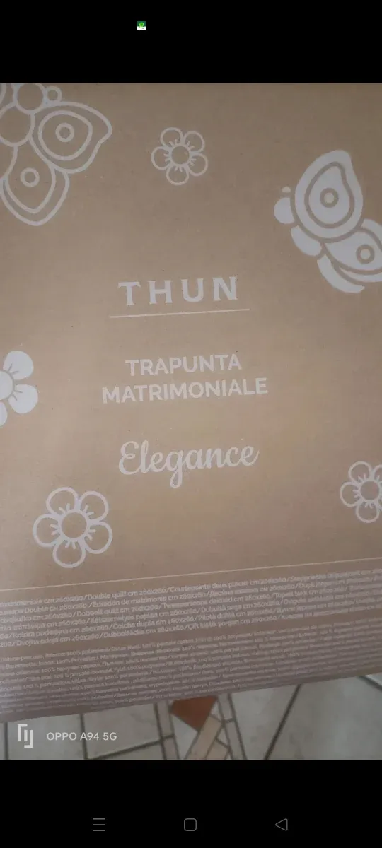 Trapunta Matrimoniale Thun Elegance