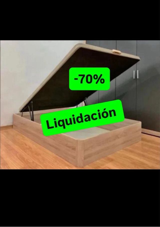 Canapé abatible madera -70% Liquidación