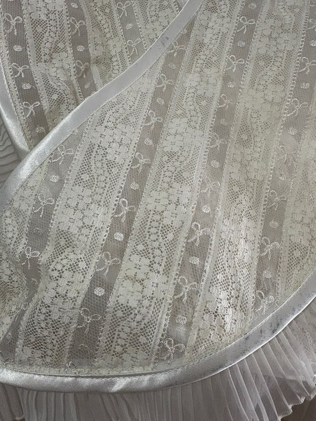 Vestido de Comunión Blanco/Beige