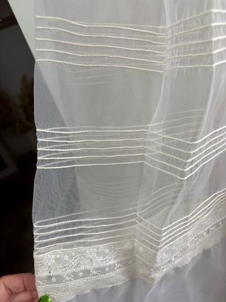 Vestido de Comunión Blanco/Beige