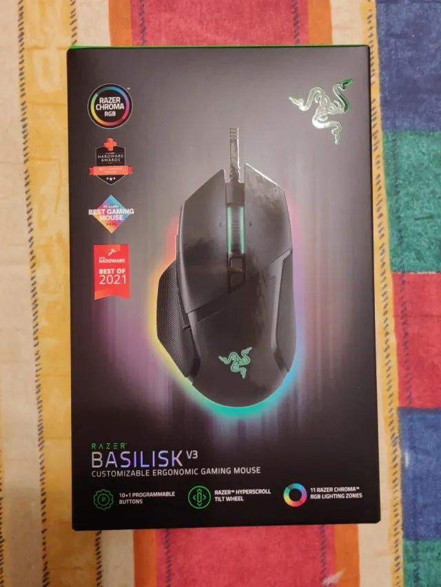 Razer Basilisk V3 Ratón Gaming Ergonómico