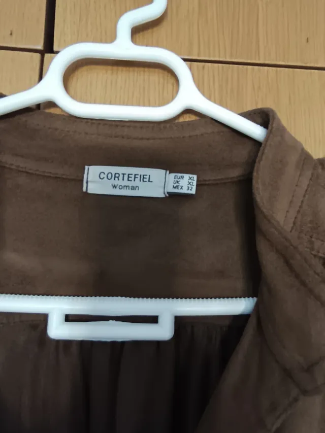 Vestido Marrón Ante Talla XL