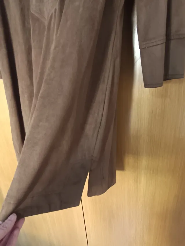 Vestido Marrón Ante Talla XL