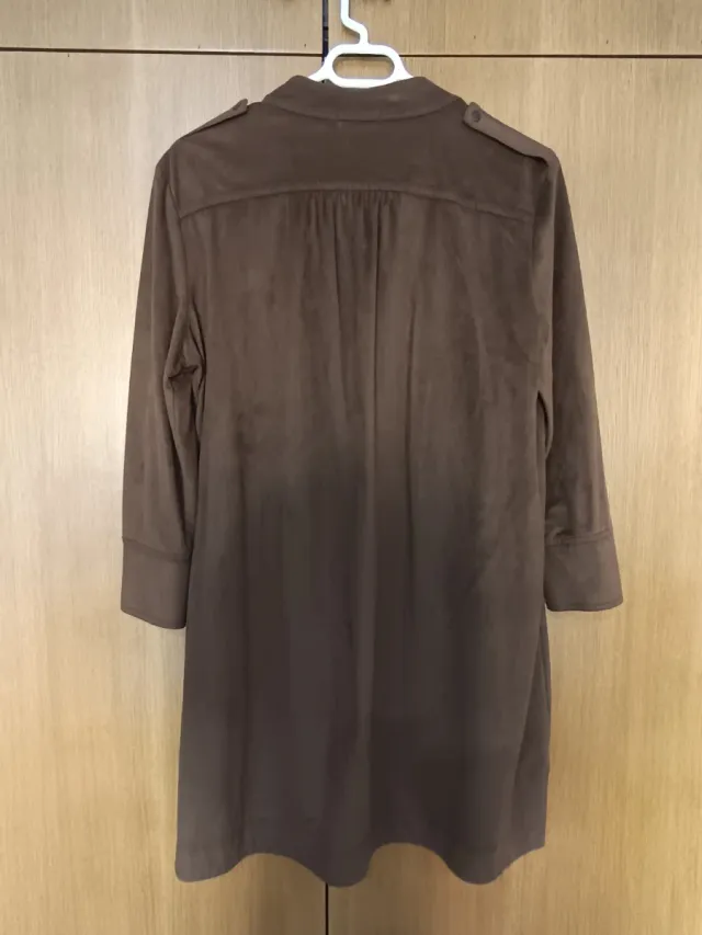 Vestido Marrón Ante Talla XL