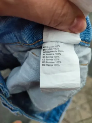 Shorts vaqueros bordados talla 36