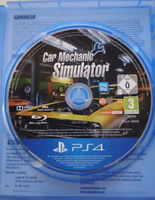 Juego Car Mechanic Simulato PS4 PAL-ESPversión es