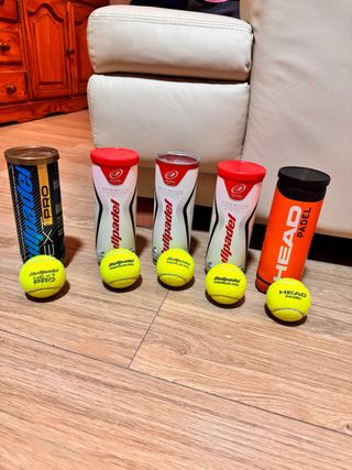14 Pelotas de Pádel Bullpadel y Head