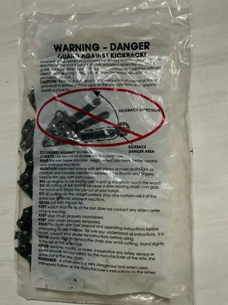 Cadena motosierra 16 3/8 .050 57DL