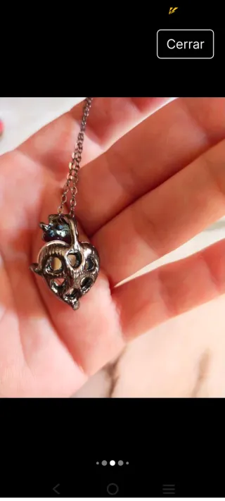 Colgante Corazón con Rosa