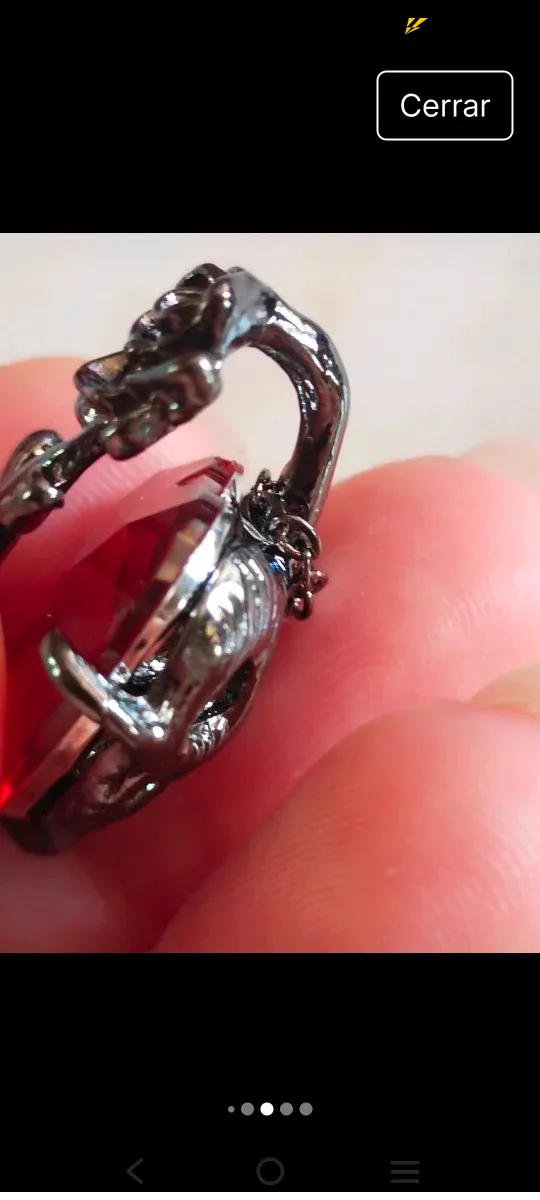 Colgante Corazón con Rosa