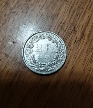 Moneta 2 Franchi Svizzera 1979