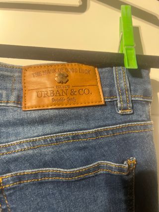 Pantalón campana vaquero mujer Talla XS