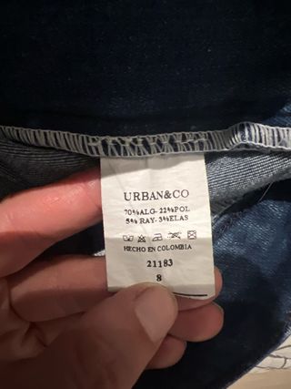 Pantalón campana vaquero mujer Talla XS