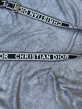 Borsa Christian Dior Saddle Nera e Grigia