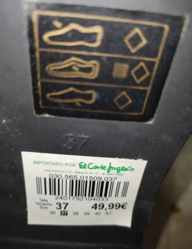 Botas negras de tacón