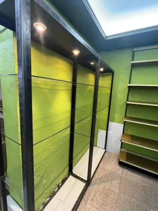 2 Estanterías Hierro y Cristal