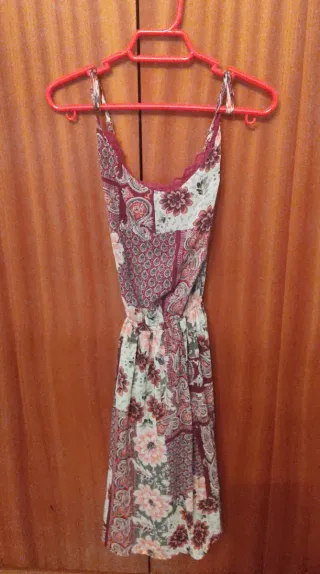 Vestido Hollister Talla M Estampado Floral
