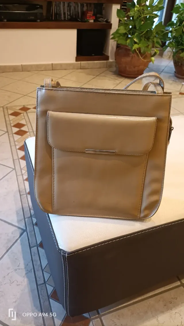 Borsa a tracolla beige