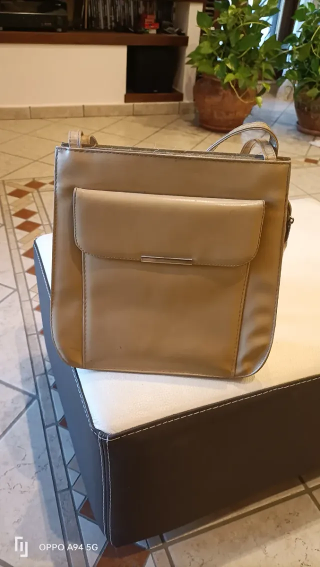 Borsa a tracolla beige