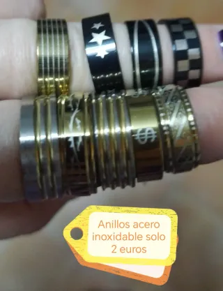 Anillos lisos acero inoxidable varios grosores
