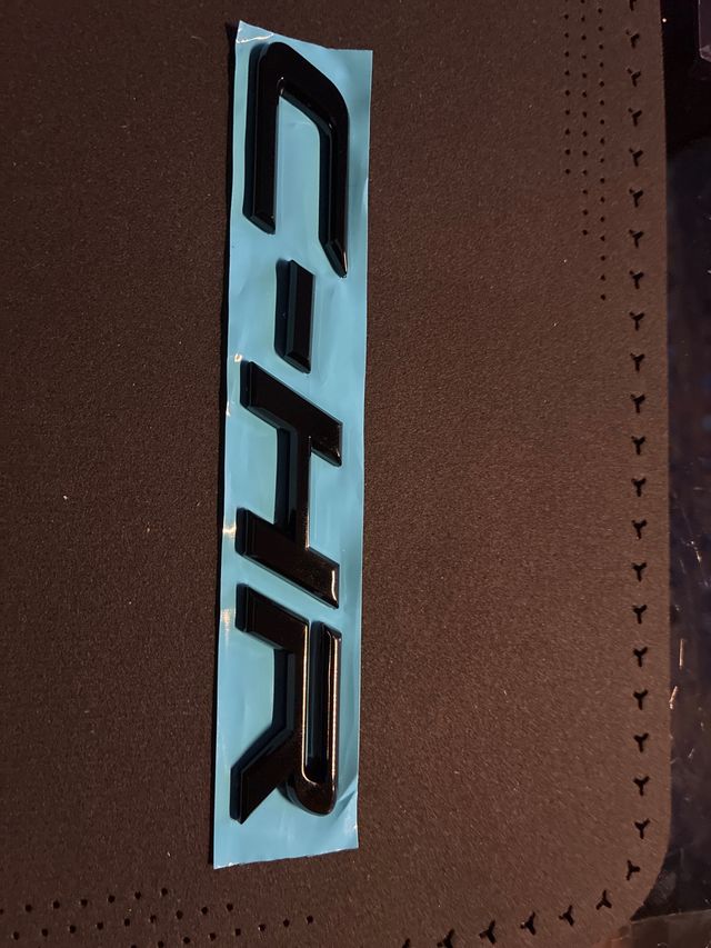 Logo C-HR Negro Brillante