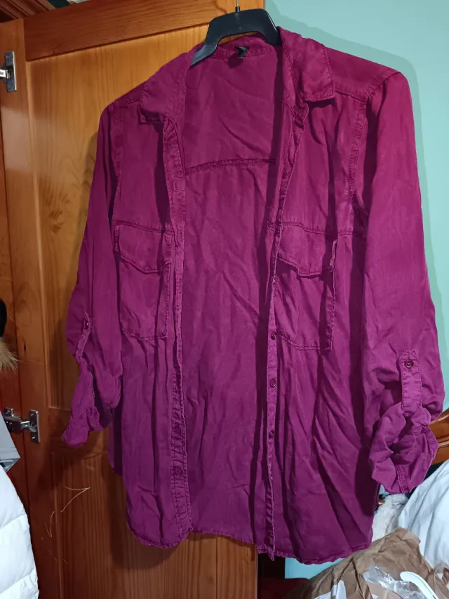 Blusa Stradivarius Roja Talla M