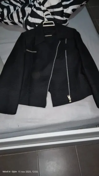 Traje de chaqueta y falda Milestimes Negra