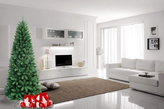 Albero Di Natale SLIM Molto Folto Altezza 210 cm