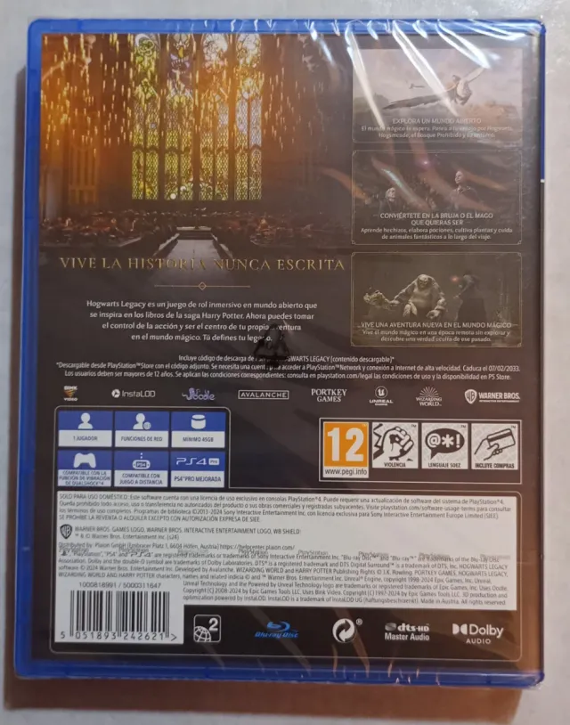 Hogwarts Legacy PS4 lacrado ES