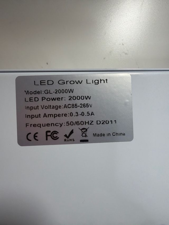 Lámpara LED 2000W