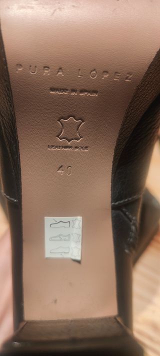 Botas Pura López Talla 40 Negras
