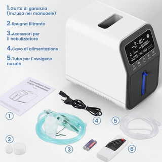 Concentratore Ossigeno Portatile Creliver