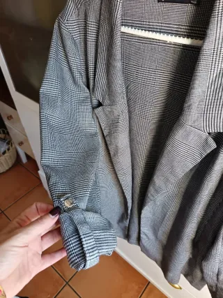 Blazer Stradivarius Cuadros Talla M/L