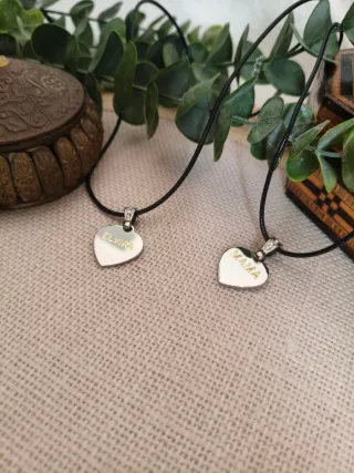 Colgantes personalizados corazón