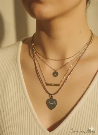 Colgantes personalizados corazón