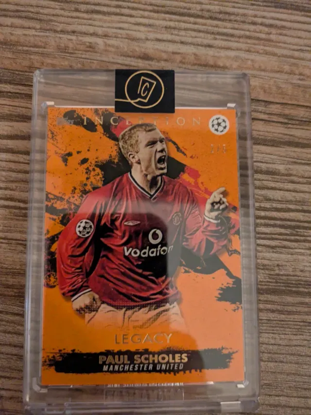 Cromo Paul Scholes numerado 5 Manchester United