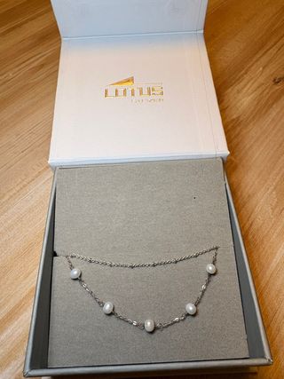 Pulsera LOTUS Plata Perlas Mujer