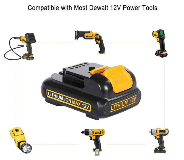 2 Baterías 12V 3000mAh LITHIUM-ION