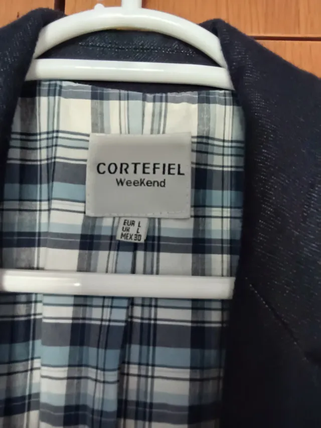 Blazer Cortefiel Azul Marino T.L
