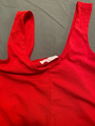 Blusa Zara Roja Talla M