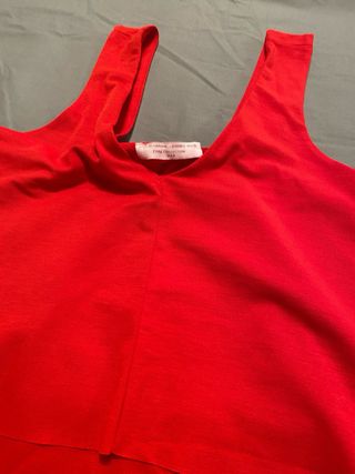 Blusa Zara Roja Talla M