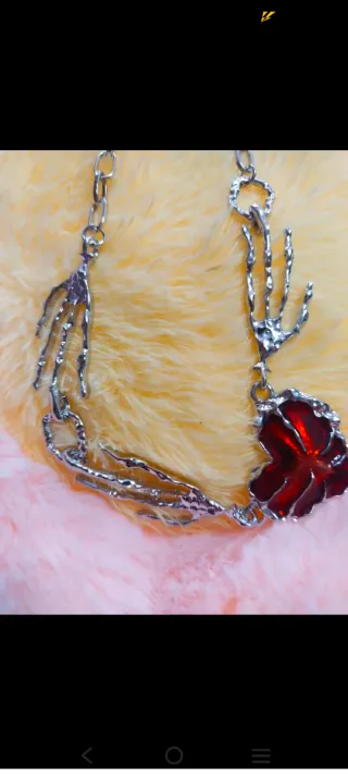 Colgante Corazón Gótico Rojo