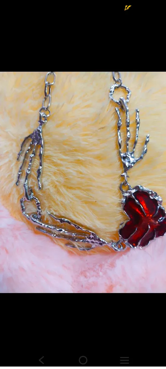 Colgante Corazón Gótico Rojo