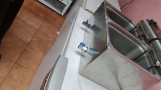 Freidora doble acero inoxidable