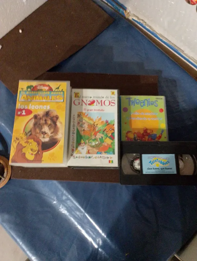 Lote 3 Películas VHS Infantiles (Español)