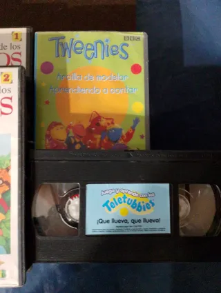 Lote 3 Películas VHS Infantiles (Español)