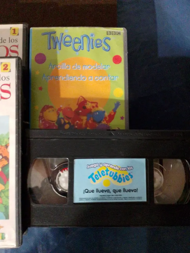 Lote 3 Películas VHS Infantiles (Español)