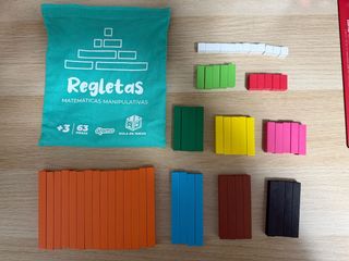 Regletas de madera Átomo Matemáticas Manipulativas