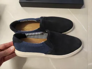 Mocassini slip-on Gutteridge camoscio blu