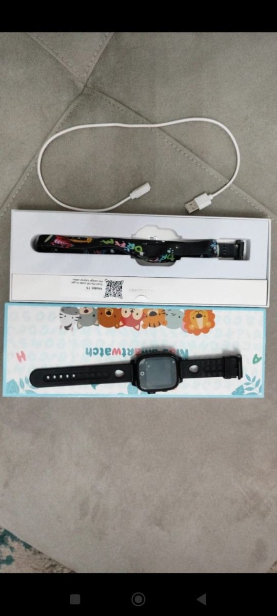 Orologio Smartwatch GPS videochiamata nero